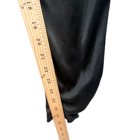 VTG 80s Black Jumpsuit Women 9/10 Sequin Disco Witchy Goth Party NYE Glam Goddes - Picture 14 of 16